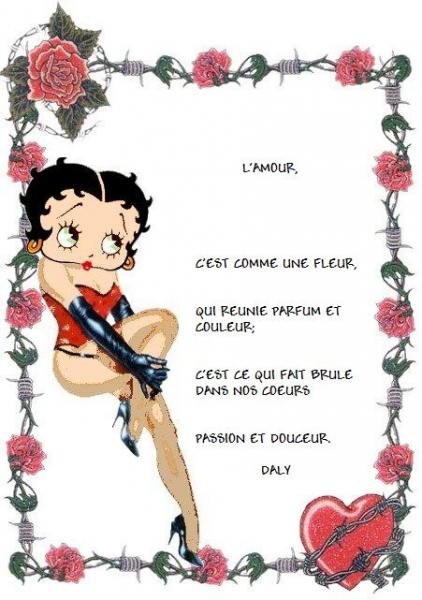 poeme betty boop 